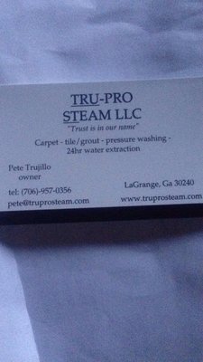 Photos of TRU-PRO Steam Cleaning Anniston, AL