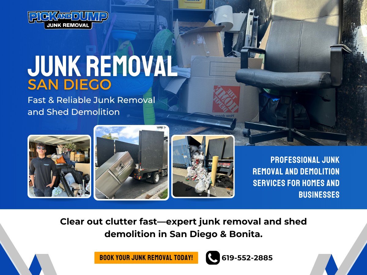 Photos of Pick and Dump Junk Removal Chula Vista, CA