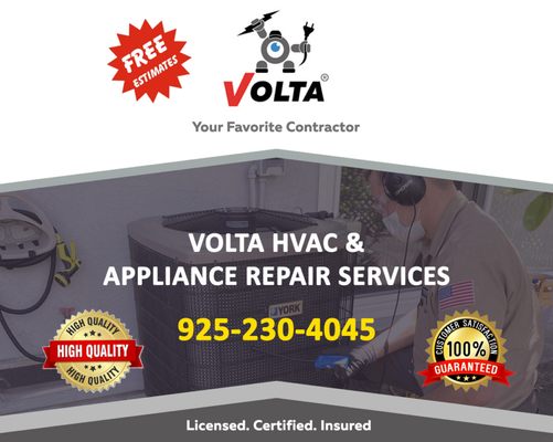 Photos of VOLTA HVAC & Appliance Repair Oakland, CA
