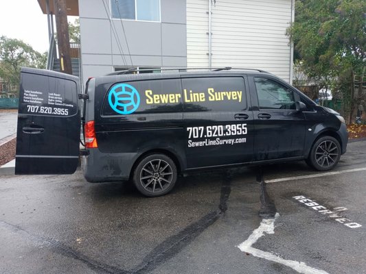 Photos of Sewer Line Survey Petaluma, CA