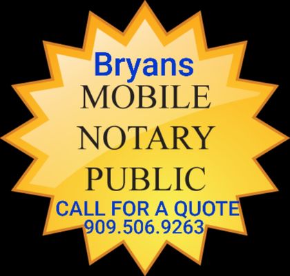 Photos of Bryans Mobile Notary San Bernardino, CA
