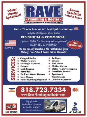 Photos of Rave Plumbing & Rooter San Gabriel, CA