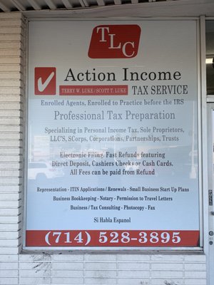 Photos of TLC Action Income Tax Service Santa Ana, CA