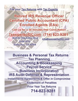 Photos of Tax Experts of OC Santa Ana, CA