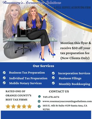 Photos of Rosemary’s Accounting Solutions Santa Ana, CA