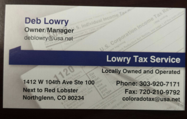 Photos of Lowry Tax Service Denver, CO