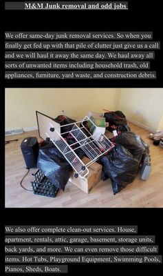 Photos of M&M Junk Removal And Odd Jobs Bourne, MA