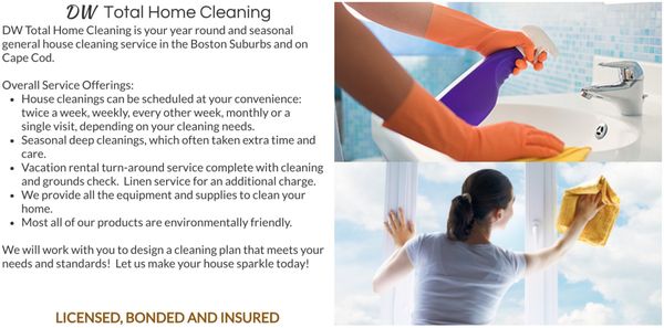 Photos of DW Total Property Management and Home Cleaning Bourne, MA