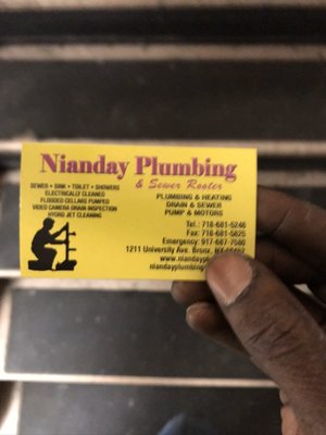 Photos of Nianday Plumbing New York City, NY
